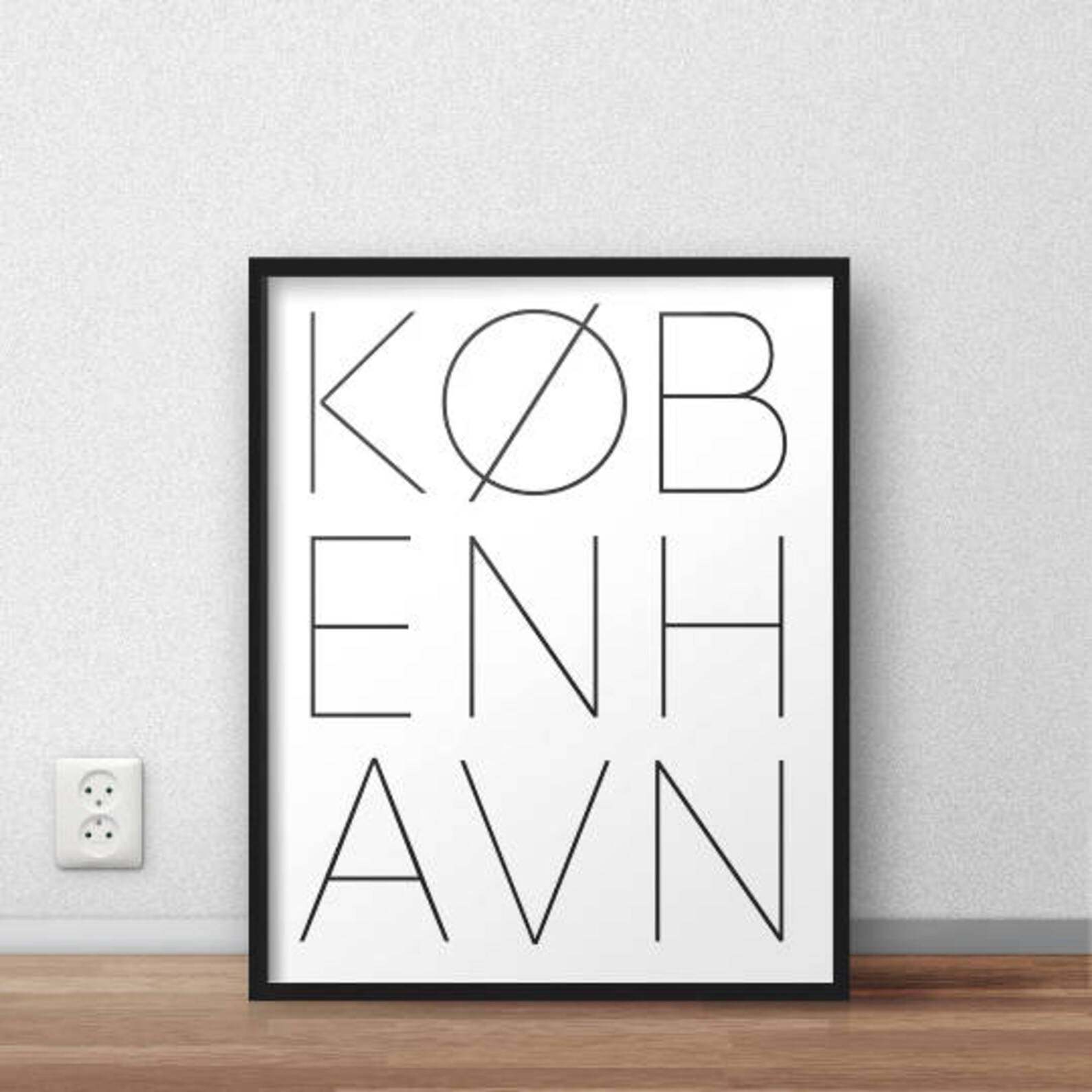 Copenhagen Poster Scandinavian Design Poster Printable - Etsy UK