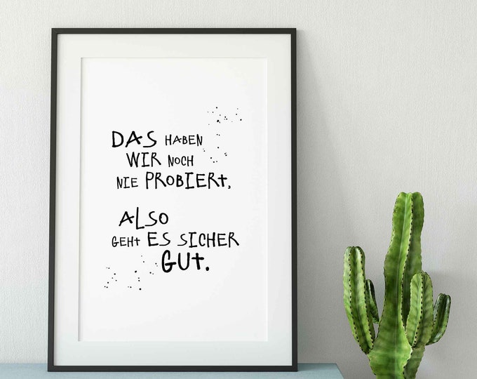 Spruch Bild für Kinderzimmer Zitat Poster als Kinder Geschenkidee Etsy.de