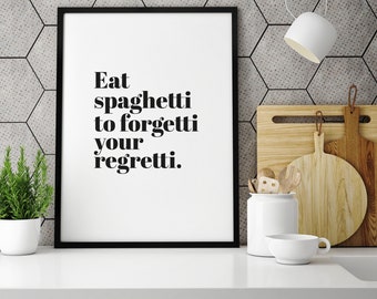 Spaghetti poster - Bewundern Sie dem Favoriten unserer Tester
