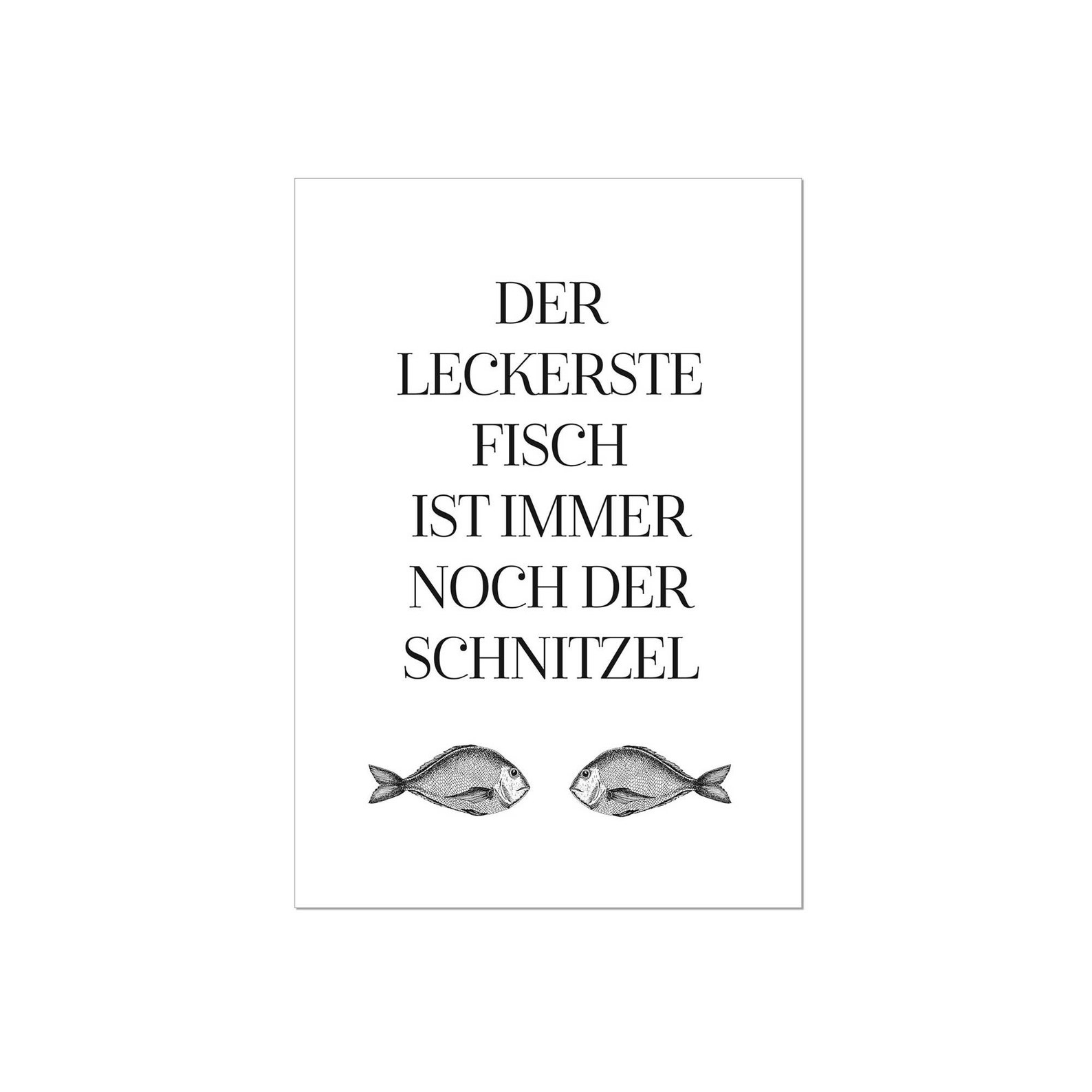 Poster Spruch Der leckerste Fisch ist immer noch der Etsy