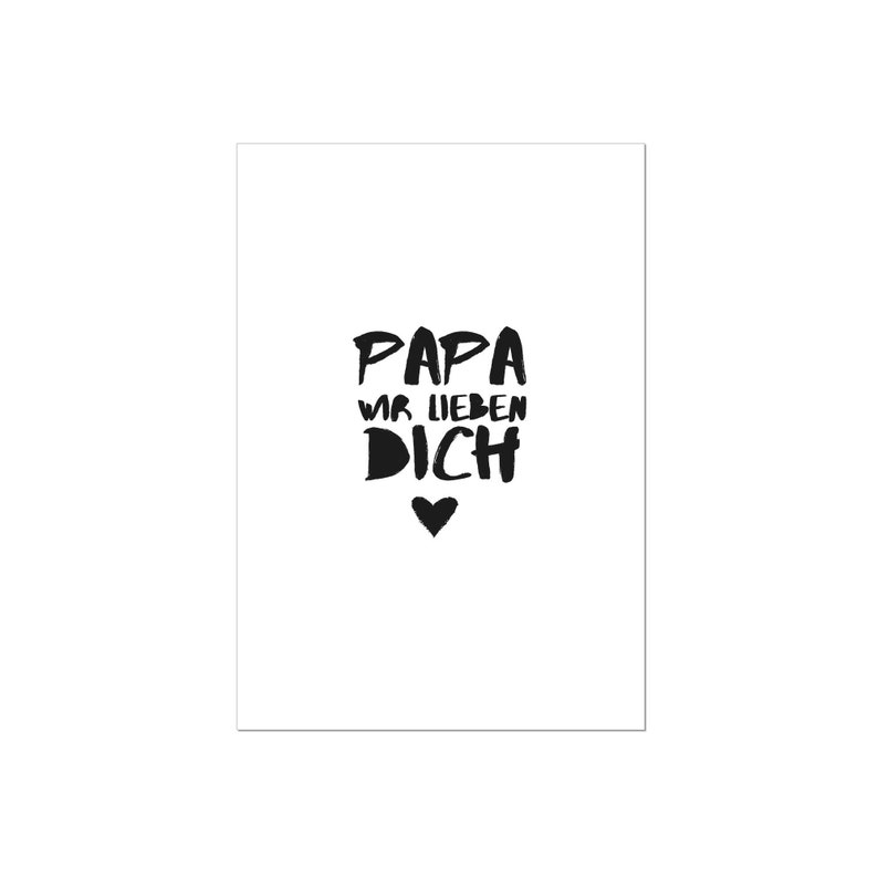 Papa Spruch Bild Familie Poster als Geschenkidee Etsy.de