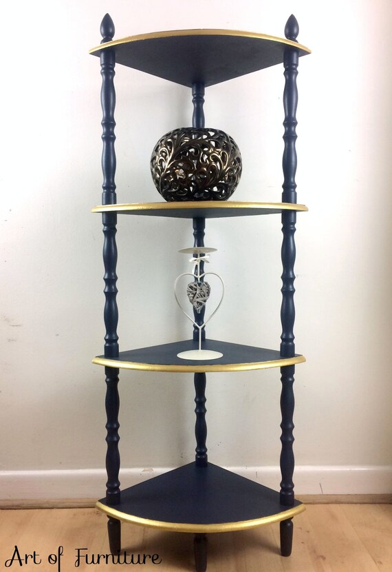 Sold Vintage Corner Shelf Unit Shelving Shelves Image 0