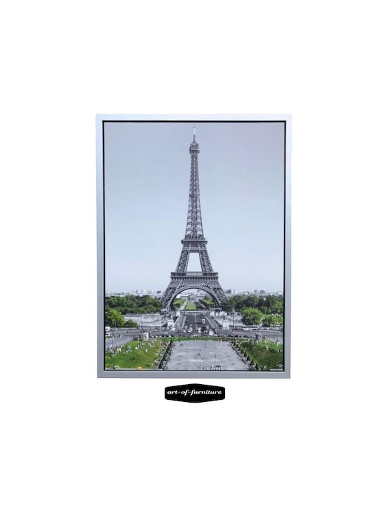 beton doorgaan met bevolking IKEA Eiffeltoren View Schilderij Vintage Design Wallpaper - Etsy Nederland