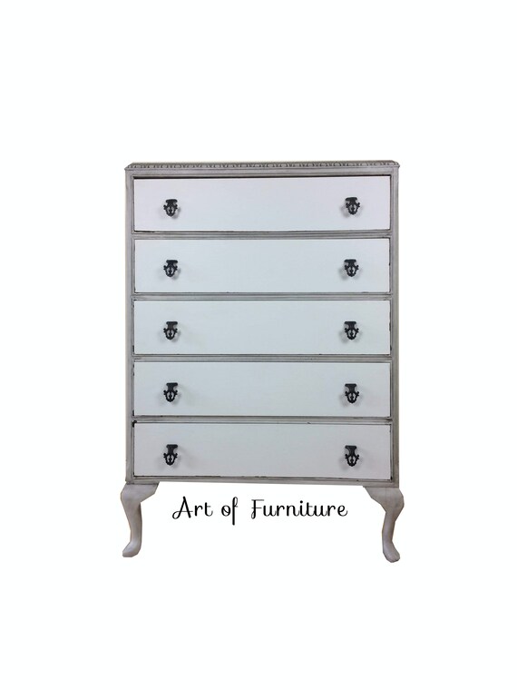 Light Grey Vintage French Country Style Solid Large Carved Etsy