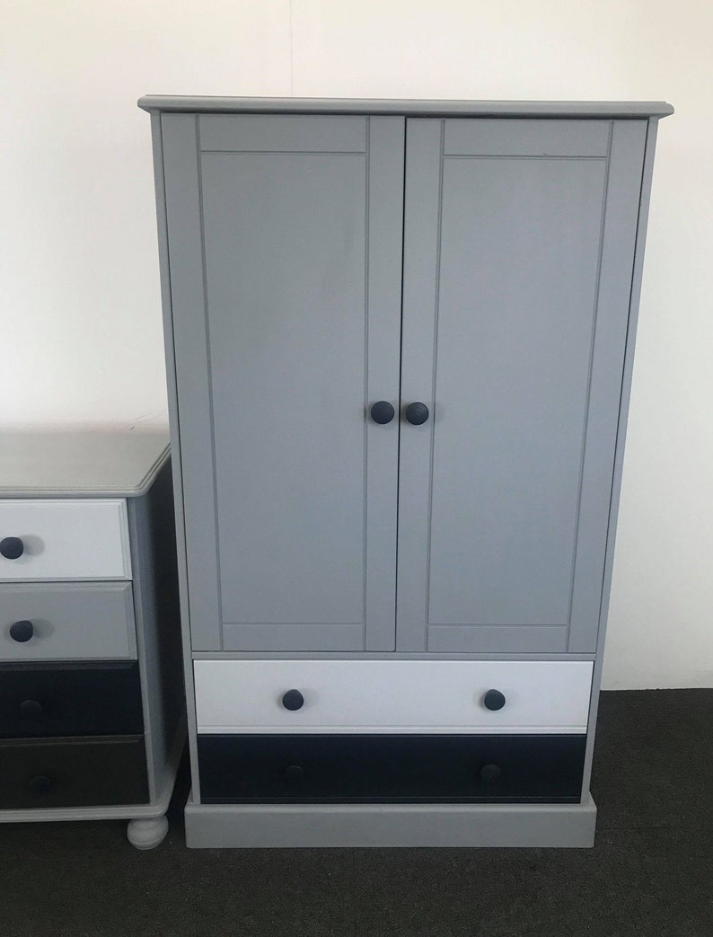 2 Piece Pine Nursery Bedroom Furniture Set of Tallboy / Etsy UK