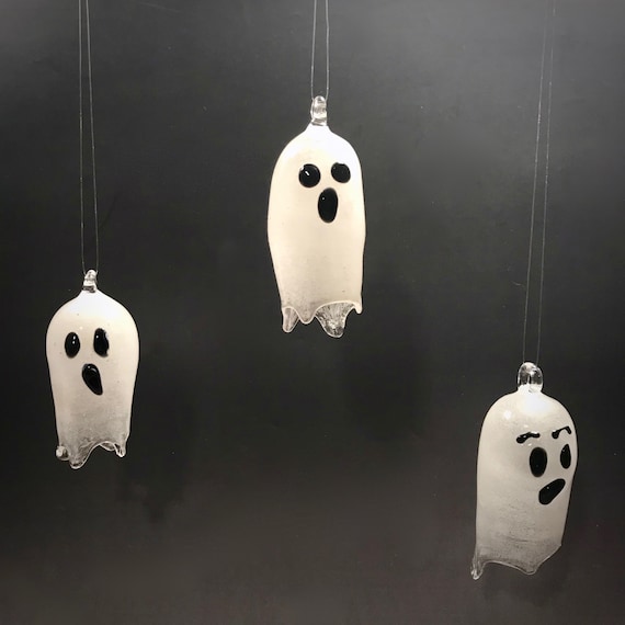 Hand Blown Glass Ghost | Etsy