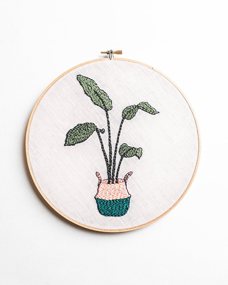 Bird of Paradise Plant Punch Needle Embroidered Pattern Etsy