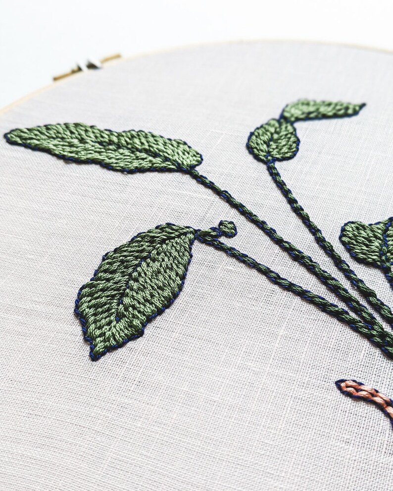 Bird of Paradise Plant Punch Needle Embroidered Pattern Etsy