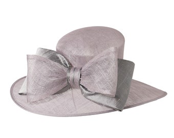 Silk Bow Sinamay Hat