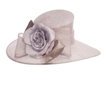 Double Bow Rose Hatter