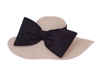 Silk Bow Spectator Hat