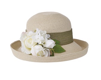 Bouquet Packable Roller Hat