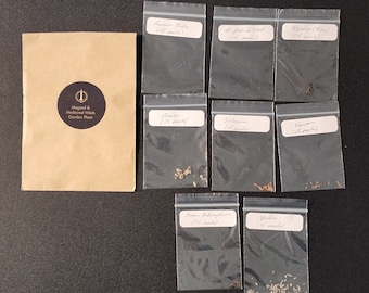 Magical & Medicinal Garden Seed Collection: Lemon Balm, St. John&#39;s Wort, Mullein, Hyssop, Anise, Valerian, Vervain, Balloonflower, Yarrow