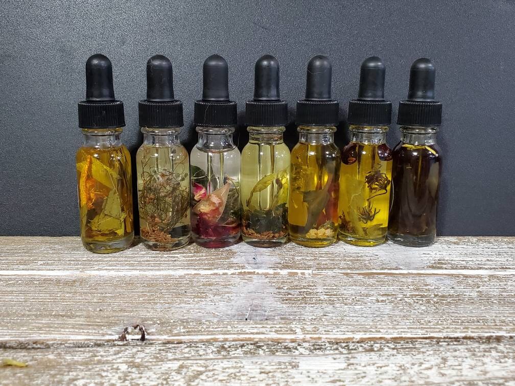 Planetary Ritual Oils Planetary Oils for Anointing, Enhancing Ritual, Meditation, Sorcery ...