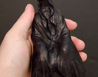 Hooded Figure Death Beeswax Candle