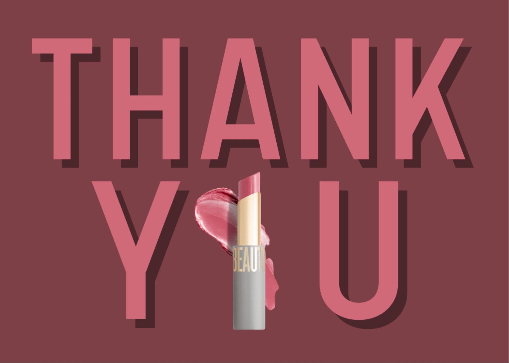 Beautycounter Thank You Card printable Card Digital File Etsy