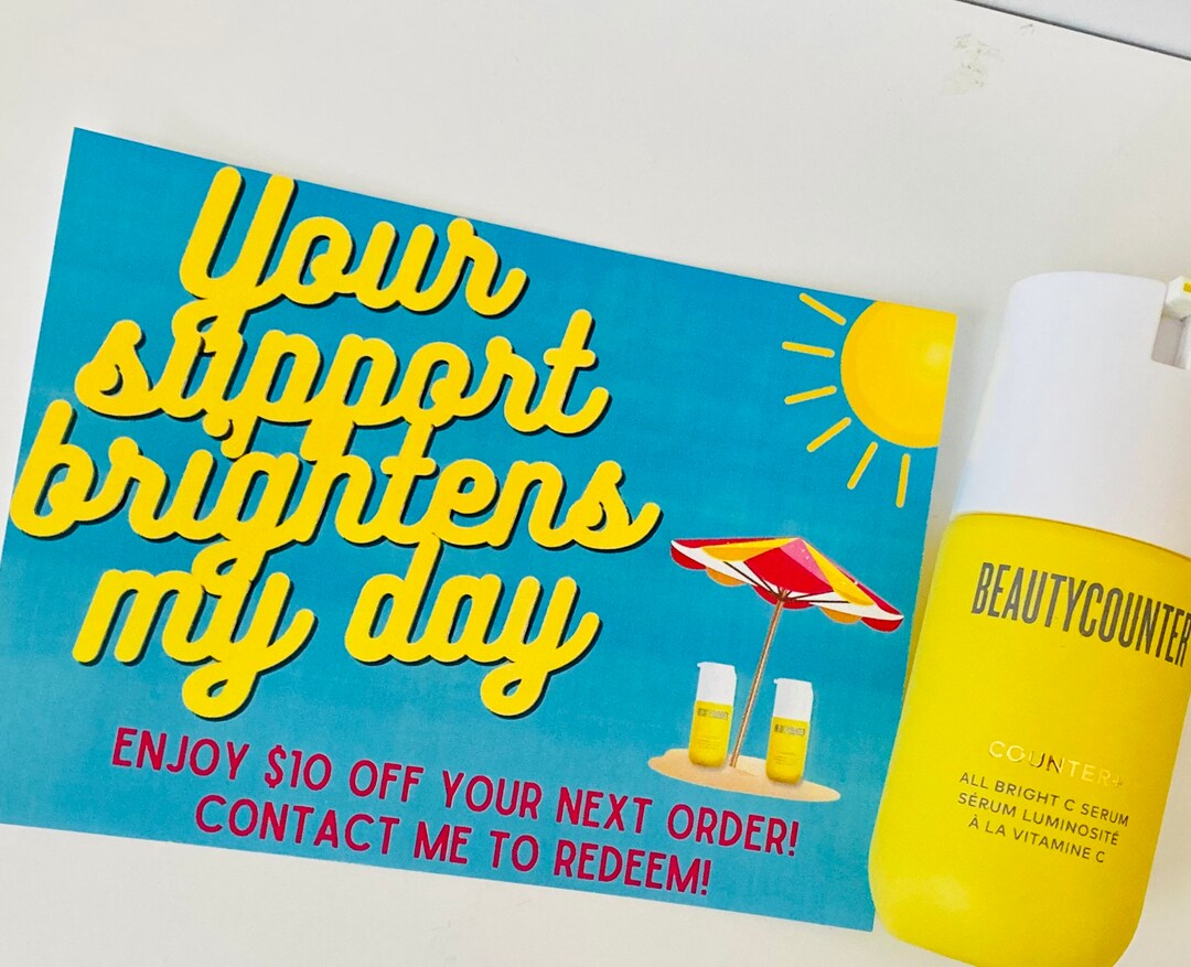 Beautycounter Thank You Card Digital Download Easy to Print - Etsy