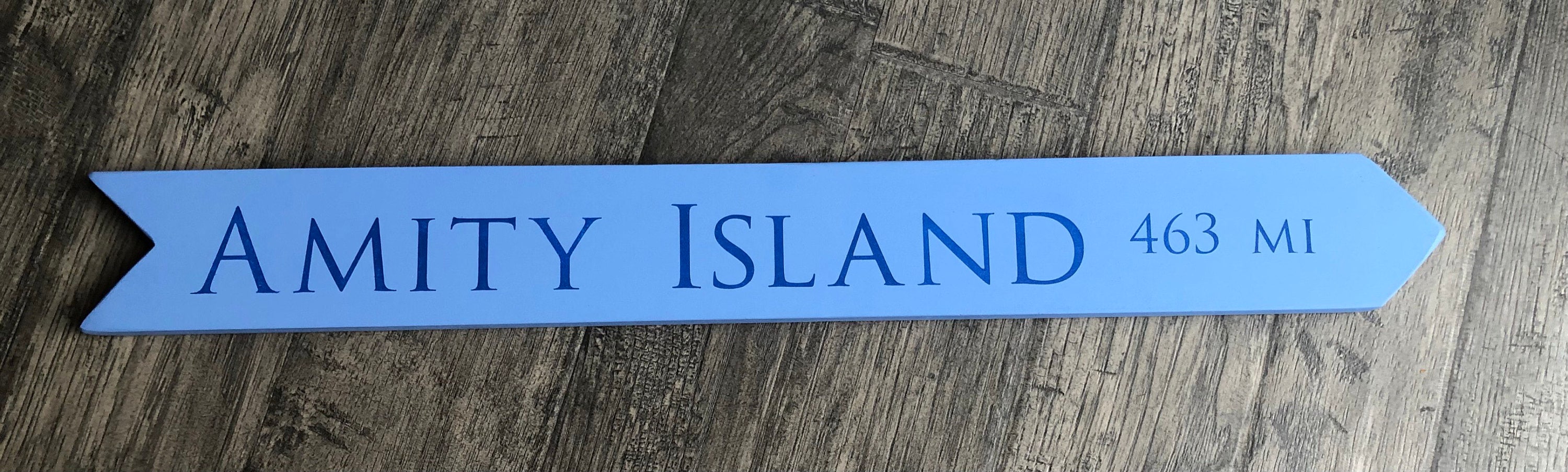 Amity Island (jaws) Directional Sign - Etsy