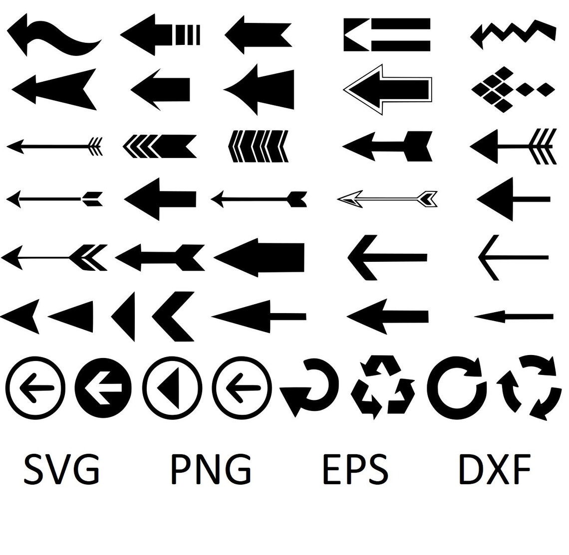ARROW SVG Bundle, ARROWS Svg Cut Files for Cricut, Arrow Clipart ...