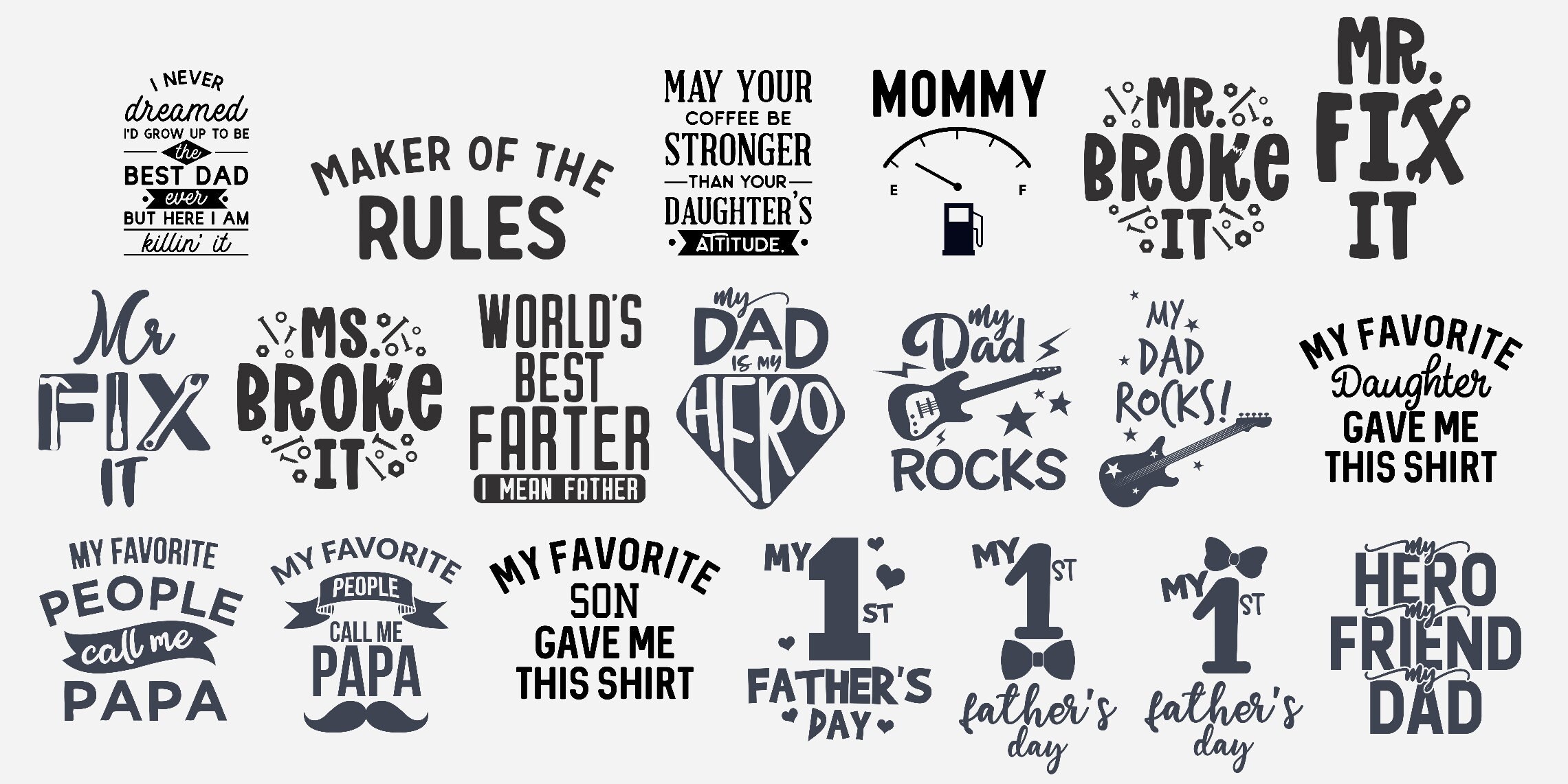 Fathers Day Svg Bundle | Dad Svg | Svg Cut Files for Cricut | Father ...