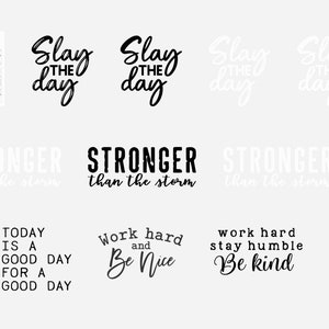 Motivational Quotes Bundle SVG, Inspirational Quotes SVG, Sayings Svg, Quotes, Cut file for Cricut, Silhouette, Cameo, Svg, Png