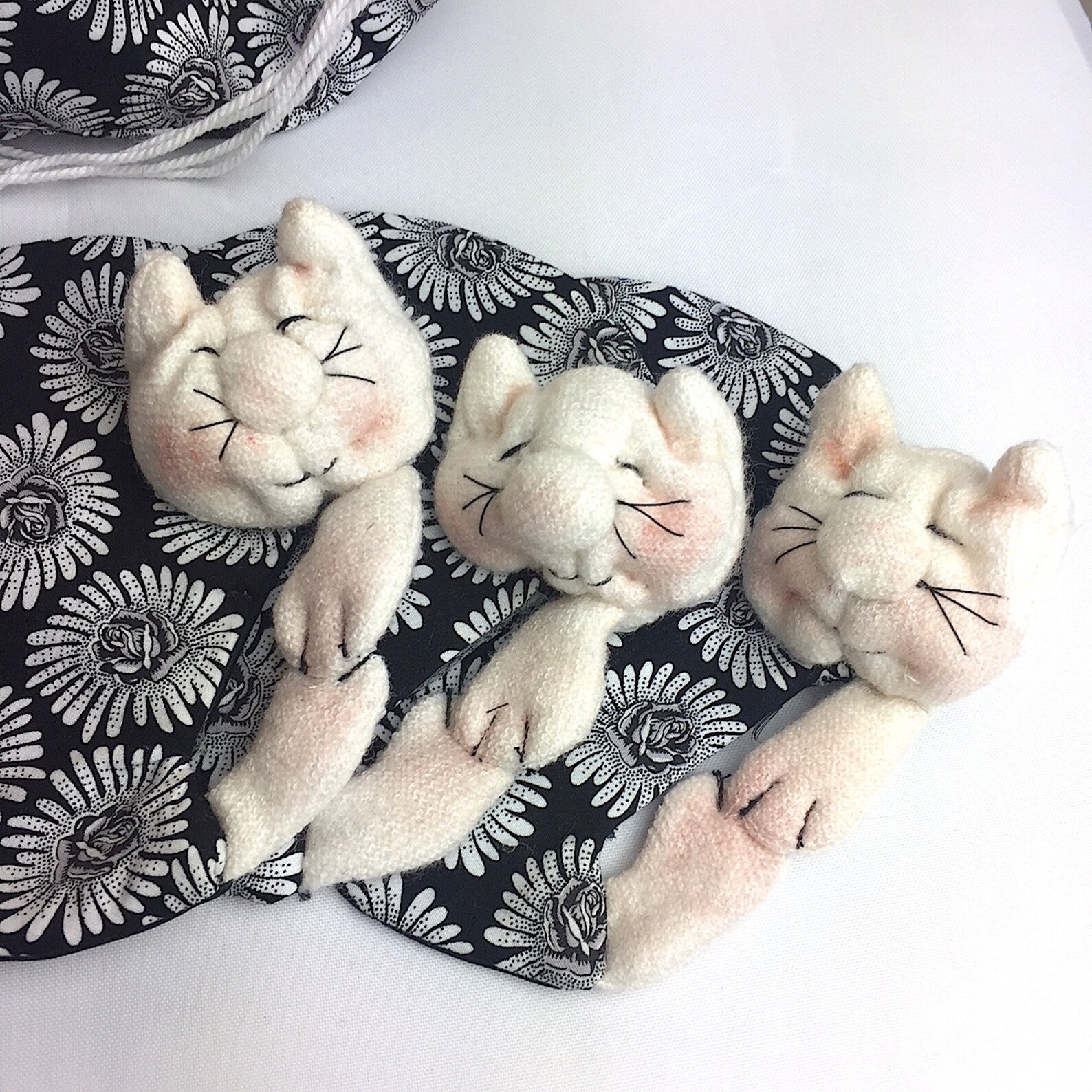 Housewarming Gift Funny cat coaster set of 4 Sleeping Cat Etsy