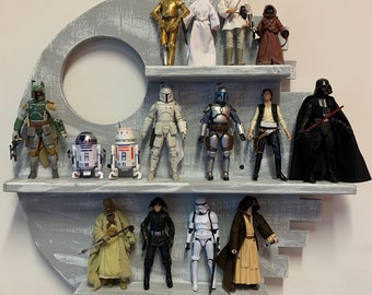 Custom Death Star Wall Display Shelf Backlit With Remote