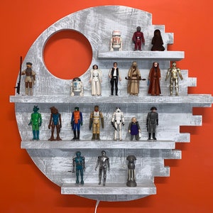 Custom Death Star Wall Display Shelf Backlit With Remote