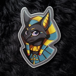 Ägyptischer Gott Anubis Sticker