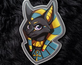 Egyptian God Anubis Sticker