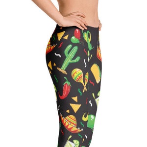 Cinco de Mayo Ladies Leggings Personalized Fiesta Cinco de Mayo Ladies Leggings Personalized Fiesta