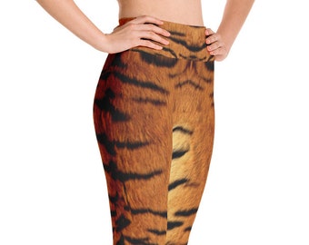 Taille hoog afdrukken Yoga legging voor vrouwen, tijger Print, Custom handgemaakte