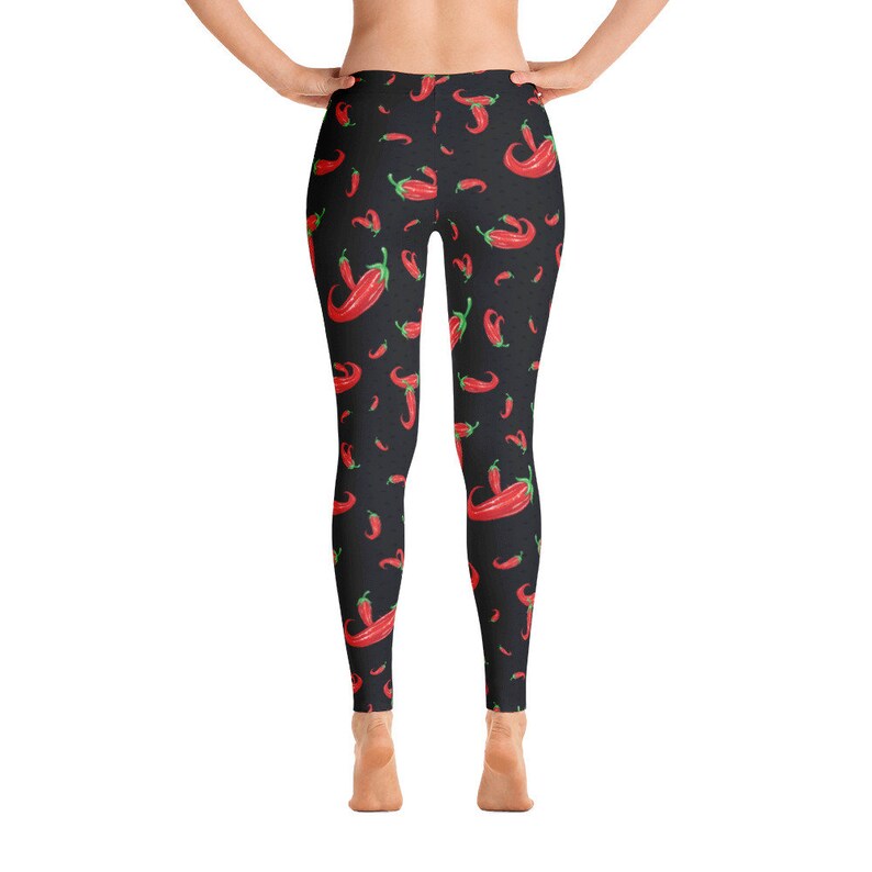 Leggings for Women Cinco De Mayo Leggings Red Chili Pepper Etsy