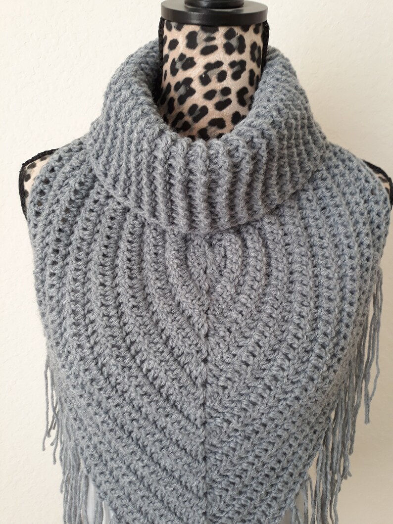 turtleneck with a scarf
