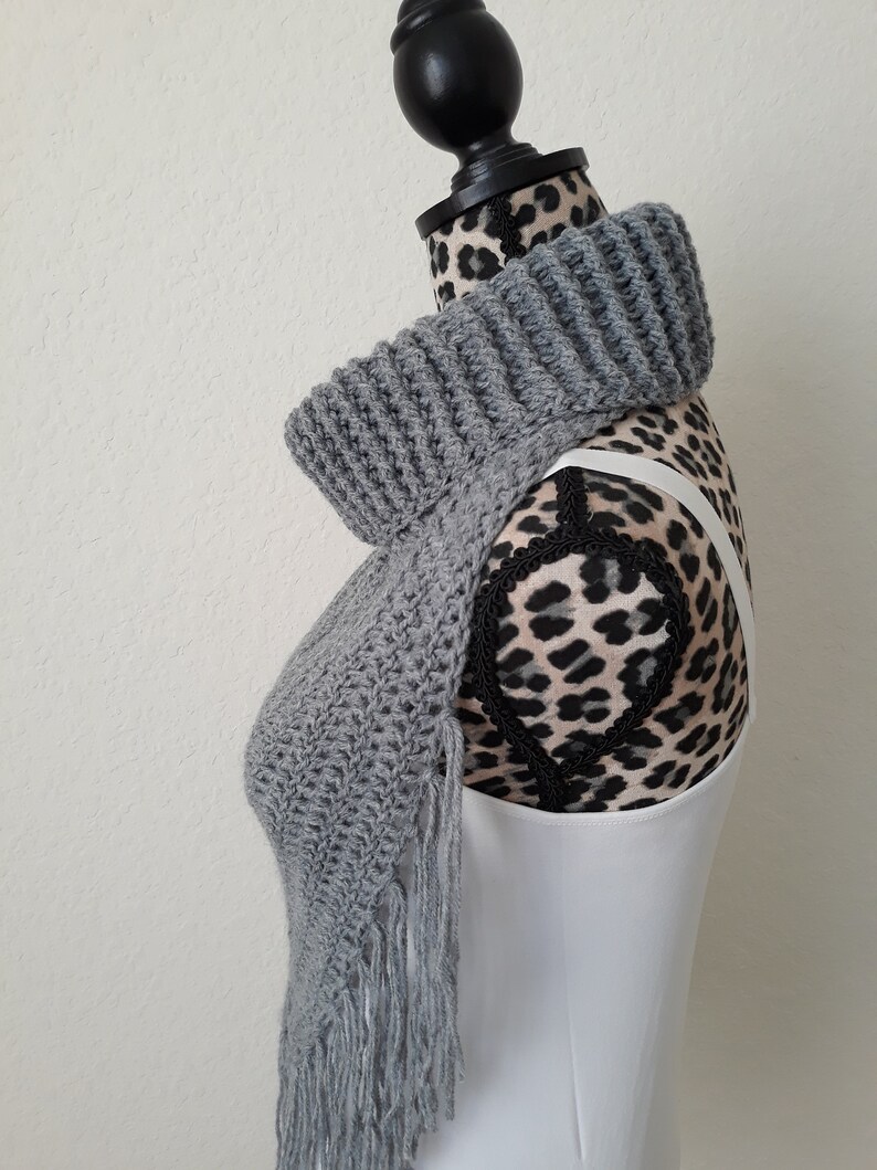 turtleneck with a scarf