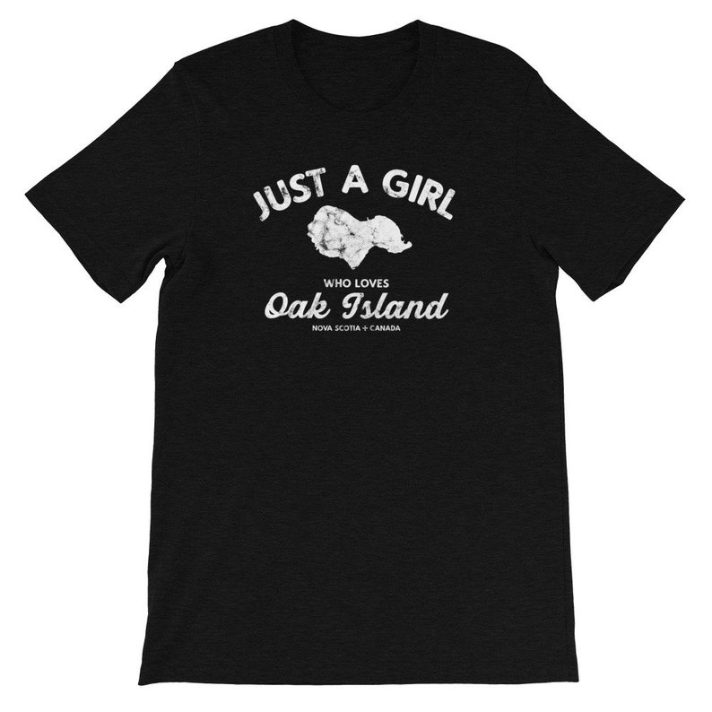 Oak Island Shirt Oak Island Just A Girl Womens Vintage Etsy