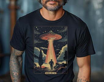 Roswell UFO T-Shirt: Retro Alien Abduction Tee