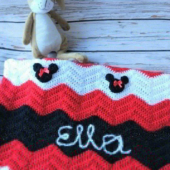 personalised crochet blanket