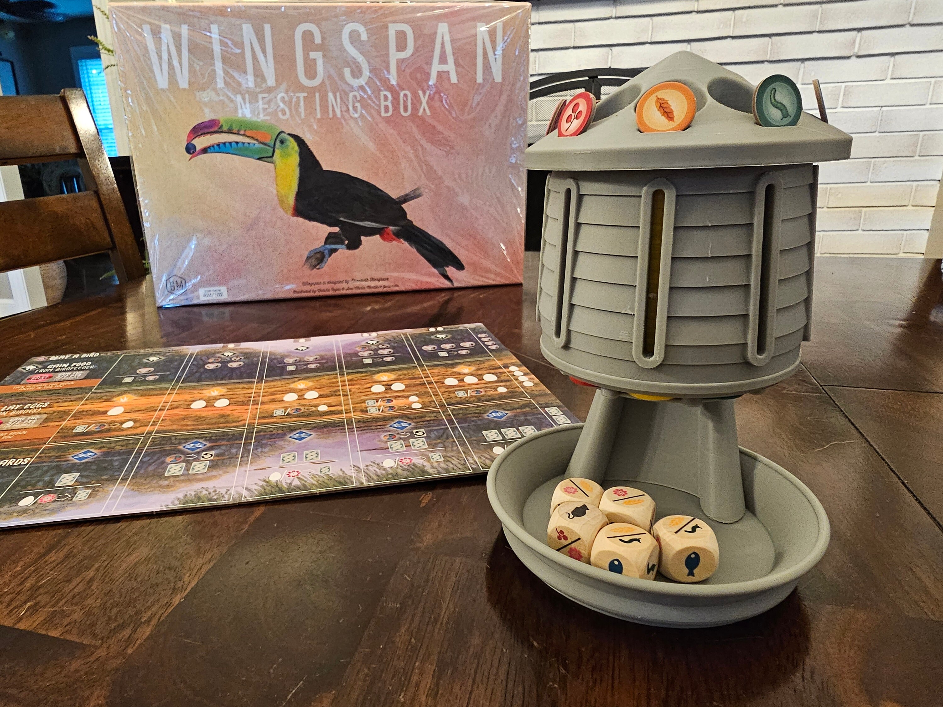 Wingspan Nesting Box Birdfeeder Dispenser and Storage Etsy