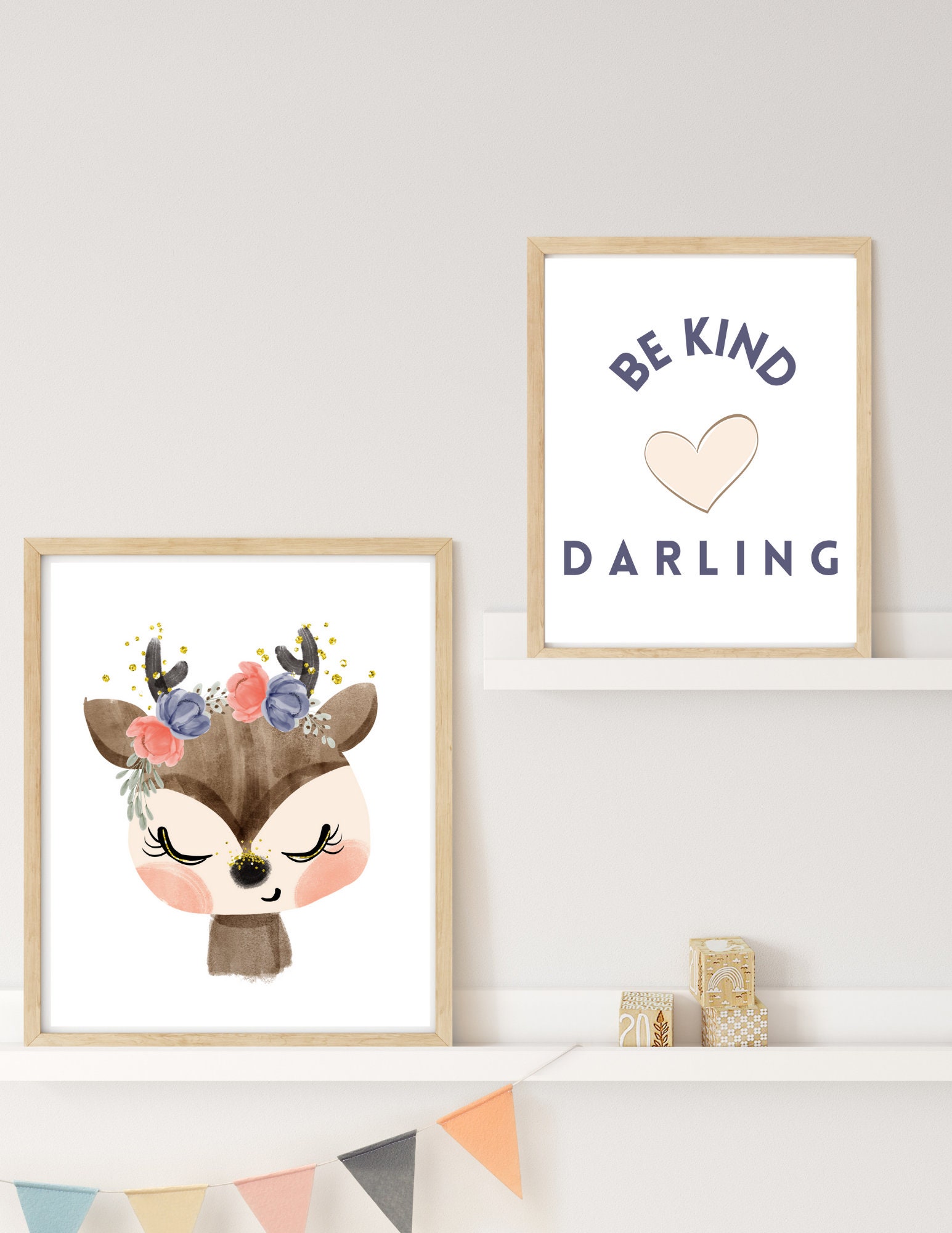 Babies Room Large Wall Poster Nursery Wall Hanging Digital Etsy