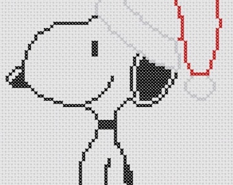 Christmas Snoopy Cross Stitch Pattern