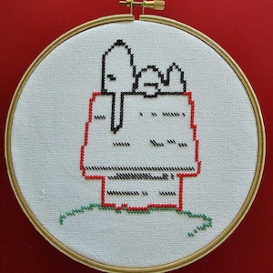 Snoopy Cross Stitch Pattern