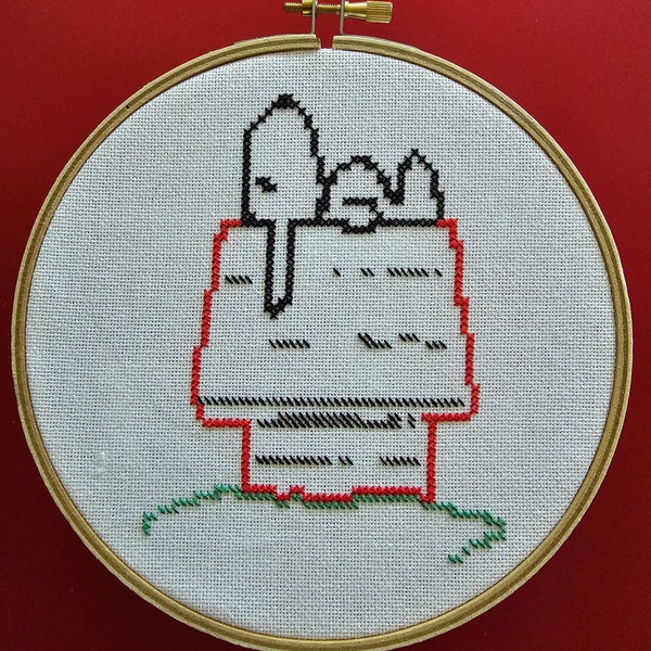 Snoopy Cross Stitch Pattern