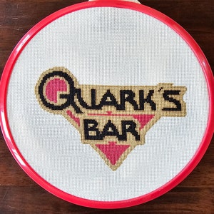 Quark's Bar Cross Stitch Pattern