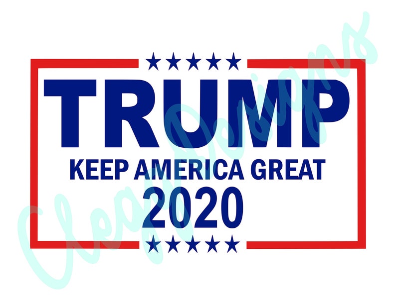 Trump 2020 SVG, Republican SVG Cutting File, Republican Party Printable Download, Keep America Great, Republican Shirt Digital Design, JPEG 