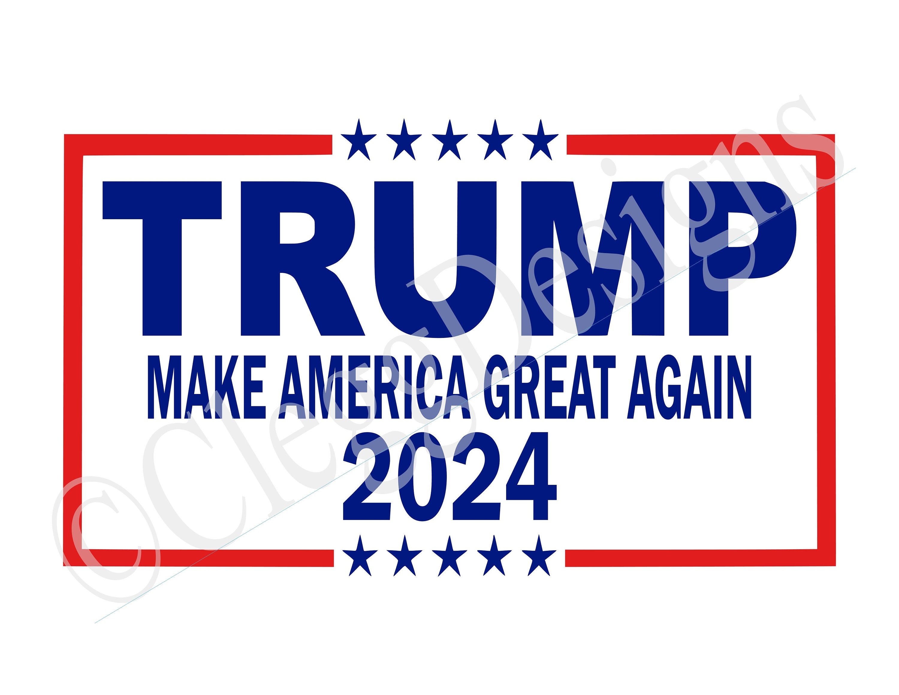 Trump 2024 SVG, Republican SVG Cutting File, Republican Party Printable
