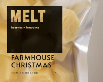 Farmhouse Christmas Scented Beeswax Melts