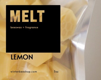 Lemon Scented Beeswax Melts