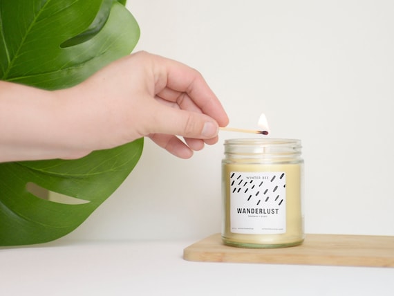 Wanderlust Scented Beeswax + Coconut Oil Candles
