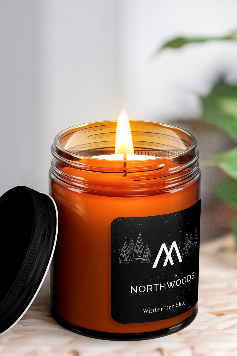 Northwoods Scented Beeswax Candles